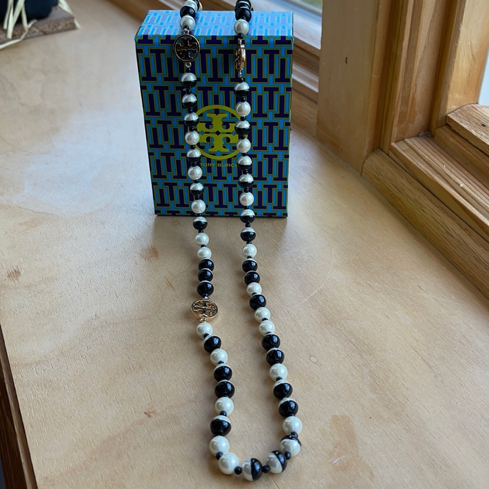 Tory Burch Black & White Necklace